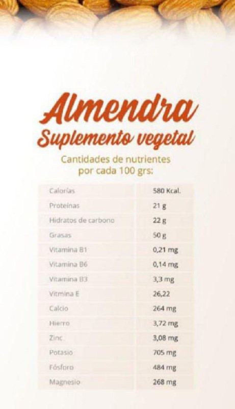 Vista 2 de Leche de Almendras en polvo 600 Gr